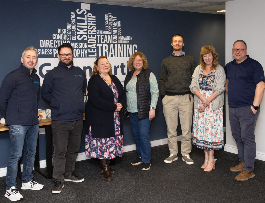 The team at Inspire Safety at their training facilities in Greengarth